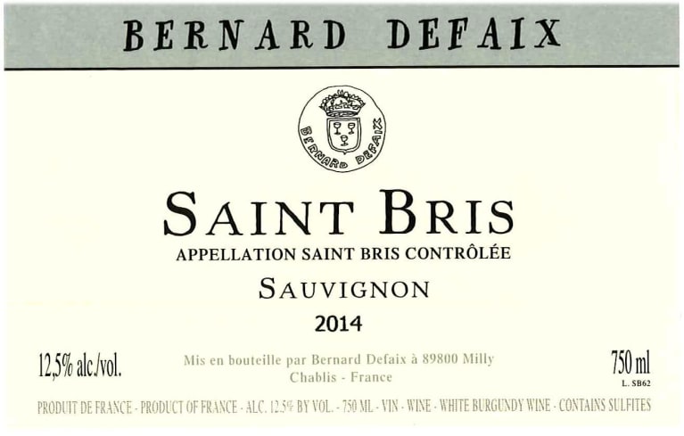 Bernard Defaix Saint Bris