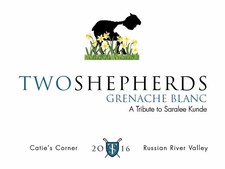 Two Shepherds Pastoral Blanc