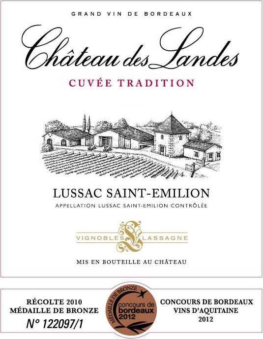 Ch. des Landes Cuvee Tradition