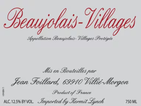 Jean Foillard Beaujolais-Villages