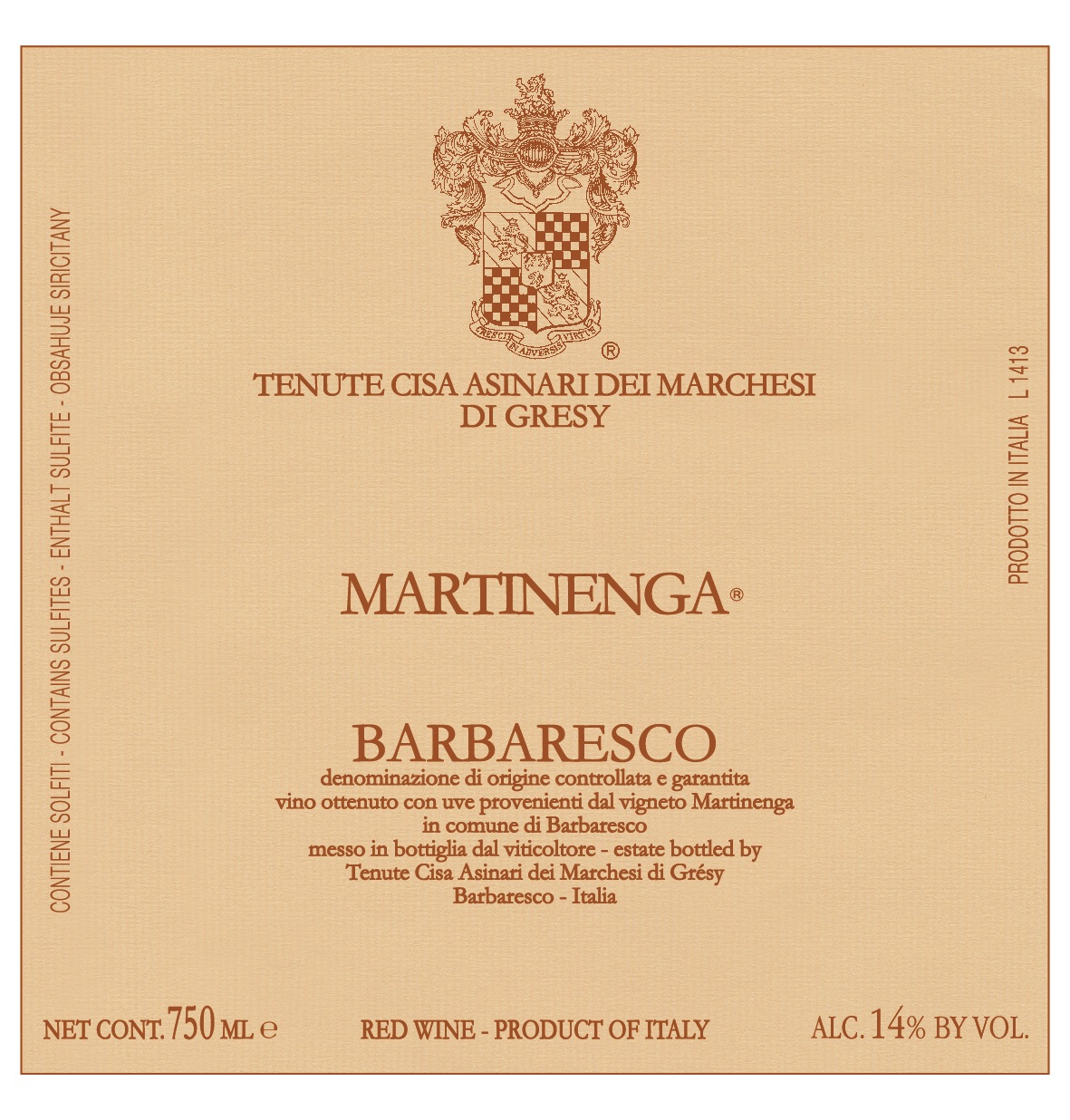 Marchesi di Gresy Barbaresco Martinenga