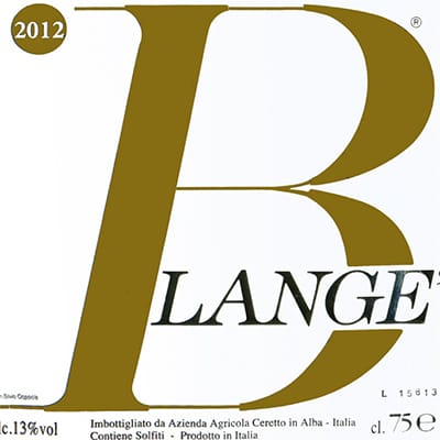 Ceretto Langhe Blangé
