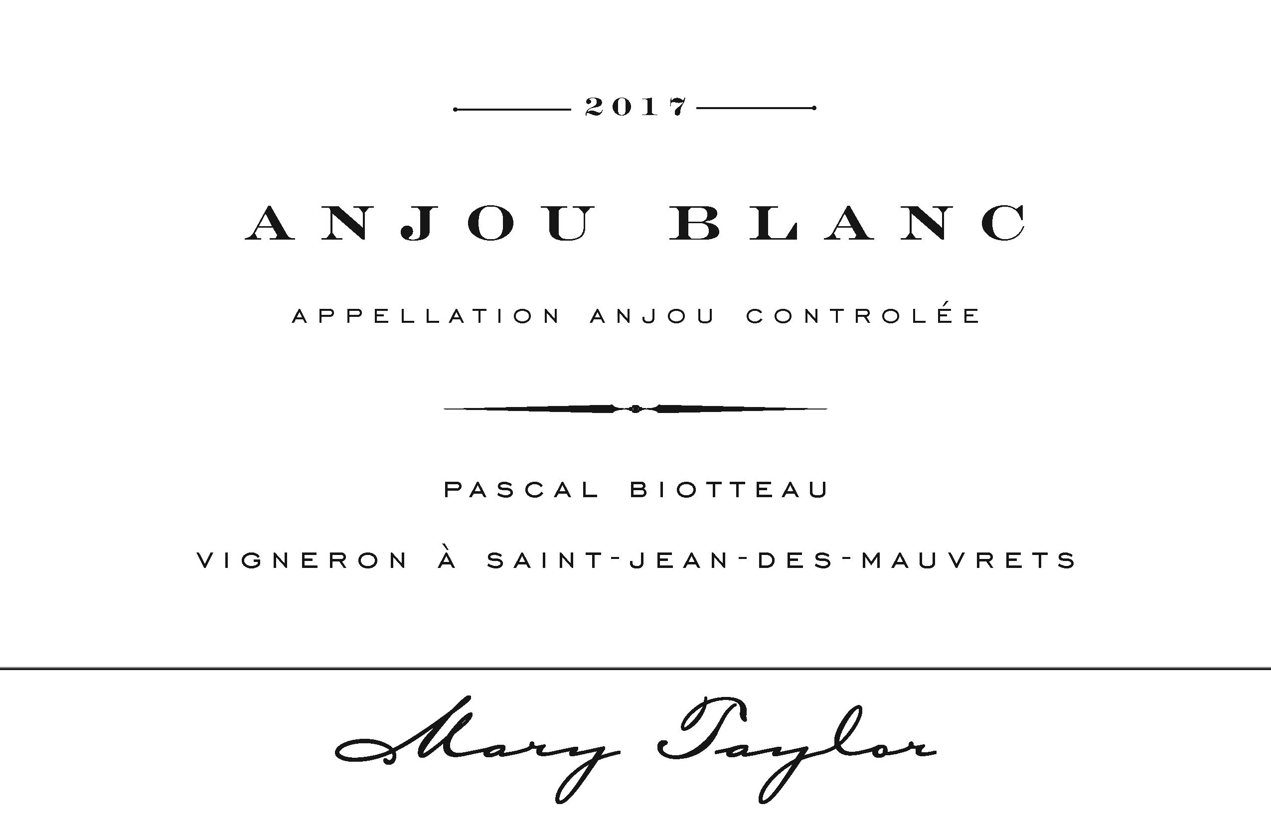 Mary Taylor Anjou Blanc