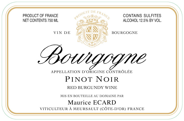 Maurice Ecard Bourgogne Rouge