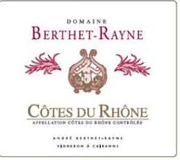 Dom. Berthet-Rayne, Côtes du Rhone Rouge