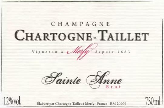 Champagne Chartogne-Taillet Sainte Anne