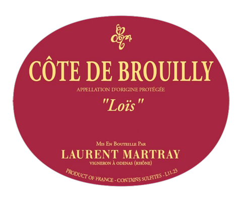 Laurent Martry Cote de Brouilly "Lois"