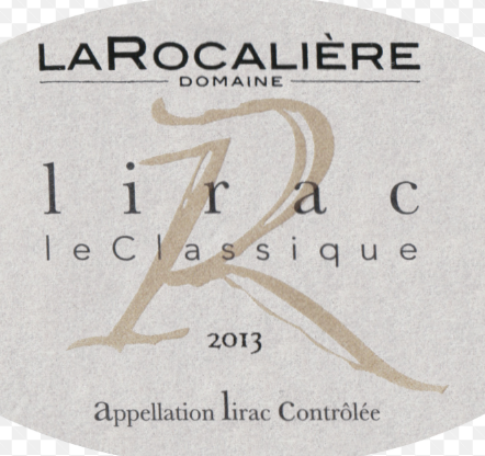 Dom. La Rocaliere Lirac