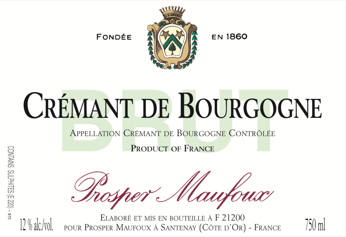 Prosper Maufoux Cremant de Bourgogne