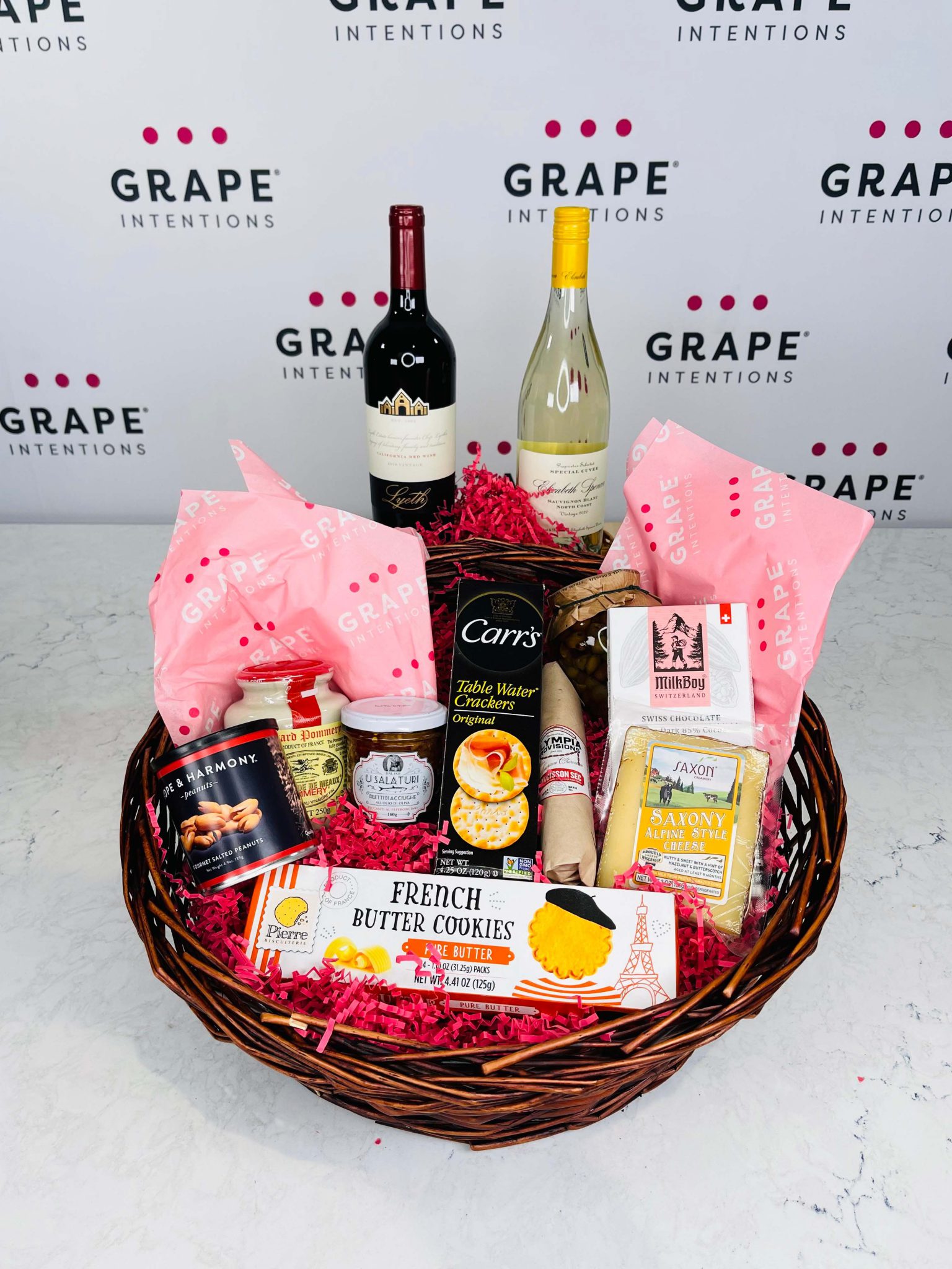 Grape Intentions Gift Basket The Grand | Grape Intentions